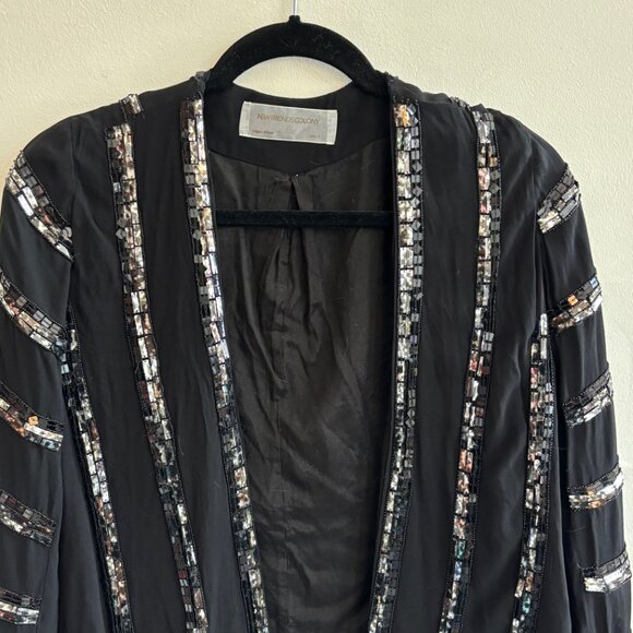 New Friends Colony Sequin Jacket - Black - Small - Picture 2 of 4